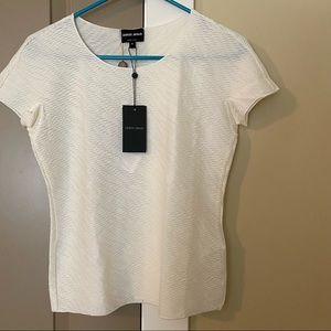 Giorgio Armani Ivory Top IT 40 or US 4
